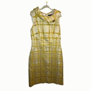 Tahari ASL Business Pencil Classic Dress with Collar Size 4